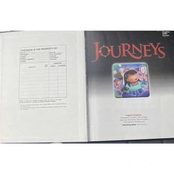 Journeys HOUGHTON MIFFLIN HARCOURT Student Edition Volume 6 Grade 1   2017 - Picture 2 of 4